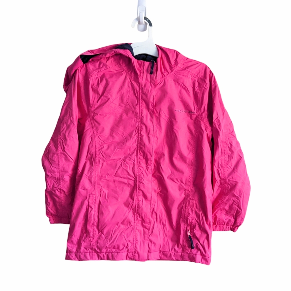 Like New Vineyard‎ Vines girls rain jacket size L 14